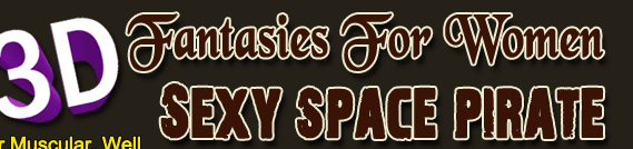 sexy 3d space pirate gets naked