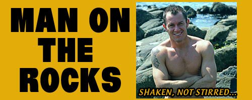man on the rocks