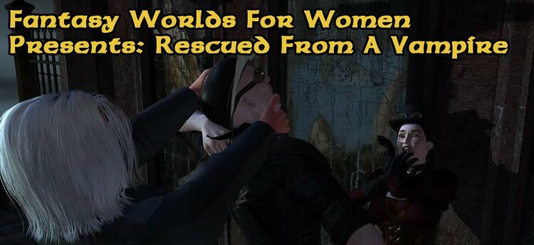 Lost in the wrong part of town, Amanda is attacked by a vampire and rescued by a hunk man