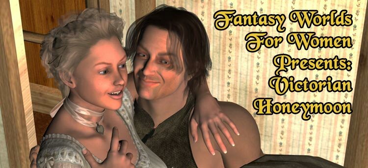 victorian 3d couple make love in the park