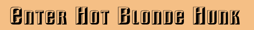 enter hot blonde hunk