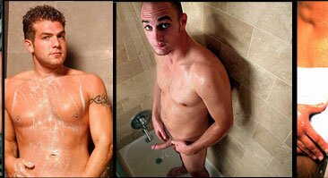 Men in the shower, in lakes, bathtubs, oceans getting wet and sexy for the ladies