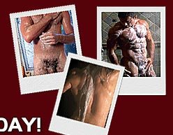 muscular wet sexy hunk